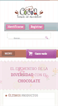 Mobile Screenshot of cocoatiendadechocolates.com